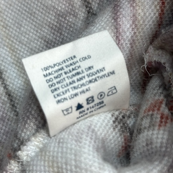 Simply Southern Jacket Womens size XL Gray Mauve Aztec Sherpa Fleece Shacket - Picture 8 of 9